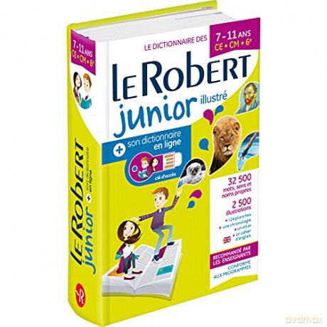 Le Robert Junior Illustré et son dictionnaire en ligne + clé [KSIĄŻKA]