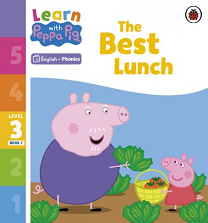 Learn with Peppa Phonics Level 3 Book 7 - The Best Lunch - Peppa Pig [KSIĄŻKA]