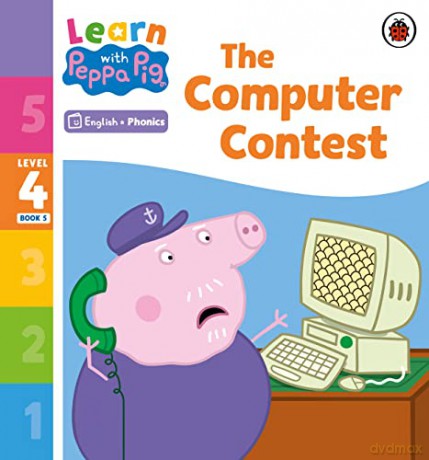 Learn with Peppa Phonics Level 4 Book 5 - The Computer Contest - Peppa Pig [KSIĄŻKA]