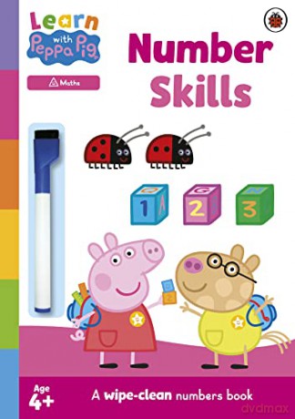 Learn with Peppa: Number Skills: A wipe-clean numbers book - Peppa Pig [KSIĄŻKA]