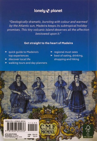 Lonely Planet Pocket Madeira - Marc Di Duca [KSIĄŻKA]