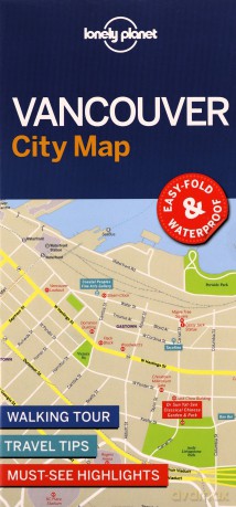 Lonely Planet Vancouver City Map - Lonely Planet [KSIĄŻKA]