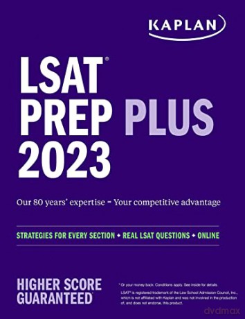 LSAT Prep Plus 2023: Strategies for Every Section + Real LSAT Questions + Online - Kaplan Test Prep [KSIĄŻKA]