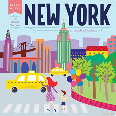 New York: A Book of Colors - Ashley Evanson [KSIĄŻKA]