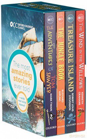 Oxford Children's Classics World of Adventure box set - Mark Twain [KSIĄŻKA]
