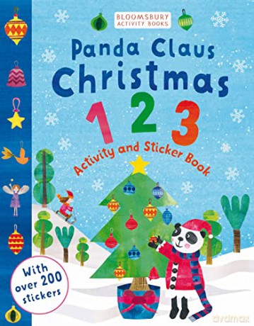 Panda Claus Christmas 123 Activity and Sticker Book [KSIĄŻKA]