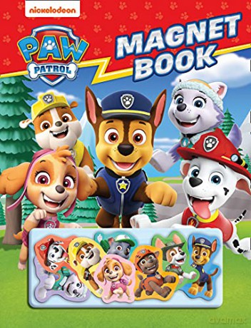Paw Patrol Magnet Book: With 8 magnets! A fun illustrated play book for children aged 3, 4, 5 based on the Nickelodeon TV Series - Paw Patrol [KSIĄŻKA]