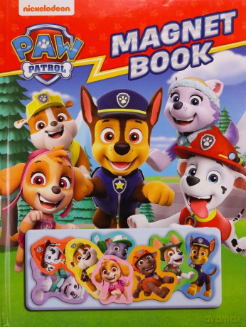 Paw Patrol Magnet Book: With 8 magnets! A fun illustrated play book for children aged 3, 4, 5 based on the Nickelodeon TV Series - Paw Patrol [KSIĄŻKA]