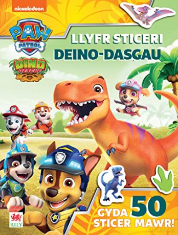 Paw Patrol: Llyfr Sticeri Deino-Dasgau | Patrol Pawennau | Gweithgareddau difyr | Sticeri | Posau | Cymraeg - PAW Patrol [KSIĄŻKA]