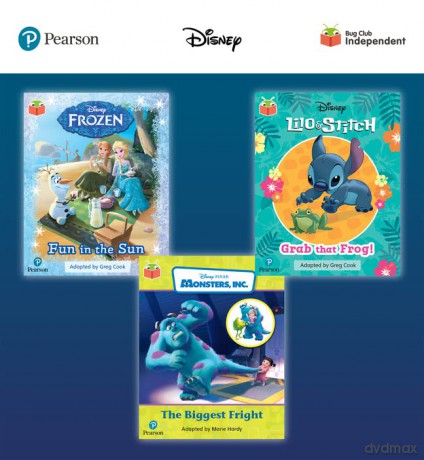 Pearson Bug Club Disney Reception Pack B, including decodable phonics readers for phases 2 and 3; Frozen: Fun in the Sun, Lilo and Stitch: Grab that Frog!, Monsters, Inc: The Biggest Fright - Catherine Baker [KSIĄŻKA]