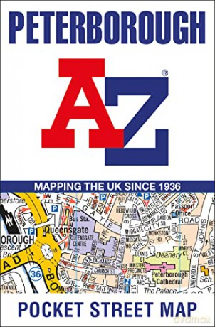 Peterborough A-Z Pocket Street Map - A-Z Maps [KSIĄŻKA]