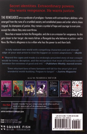 Renegades: 1 - Marissa Meyer [KSIĄŻKA]