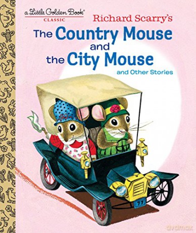 Richard Scarry's The Country Mouse and the City Mouse - Richard Scarry [KSIĄŻKA]