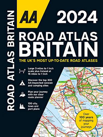 Road Atlas Britain 2024 Spiral bound [KSIĄŻKA]