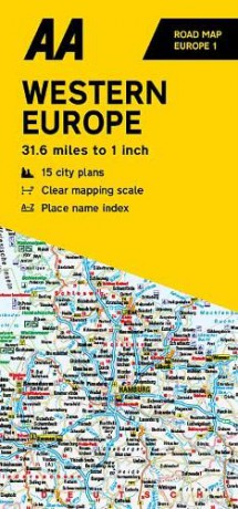 Road Map Europe: Western Europe 1 [KSIĄŻKA]