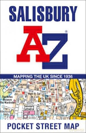 Salisbury A-Z Pocket Street Map - A-Z Maps [KSIĄŻKA]