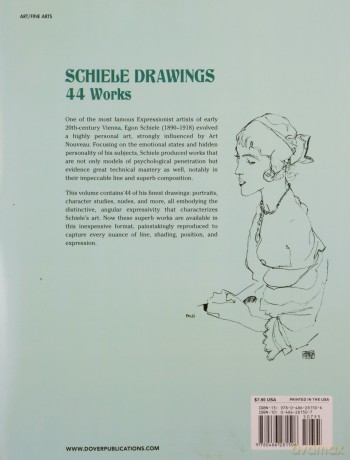 Schiele Drawings: 44 Works - Egon Schiele [KSIĄŻKA]