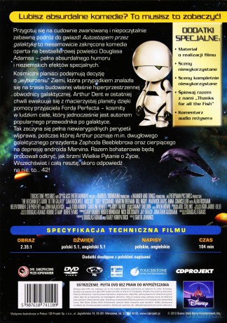Autostopem przez Galaktykę [DVD]