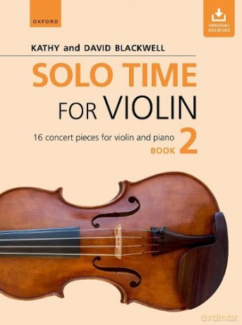 Solo Time for Violin Book 2 + CD: 16 concert pieces for violin and piano - David Blackwell [KSIĄŻKA]