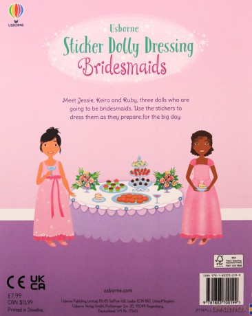 Sticker Dolly Dressing Bridesmaids - Lucy Bowman [KSIĄŻKA]