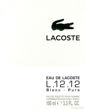 Lacoste Eau de Lacoste L.12.12 Woda toaletowa 100ml spray - Blanc (41317) [PERFUMY]
