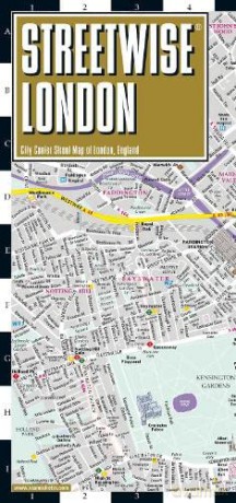 Streetwise London Map - Laminated City Center Street Map of London, England: City Plan - Michelin [KSIĄŻKA]