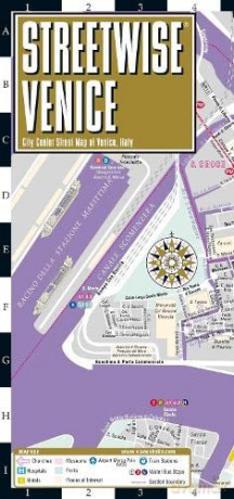Streetwise Venice Map - Laminated City Center Street Map of Venice, Italy: City Plan - Michelin [KSIĄŻKA]