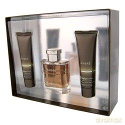 Baldessarini Hugo Boss Ambre Zestaw - woda toaletowa 50ml spray + balsam po goleniu 50ml + żel pod prysznic 50ml [PERFUMY]