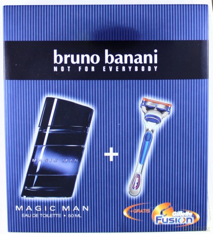 Bruno Banani Magic Man Zestaw - woda toaletowa 50ml spray + maszynka do golenia Gillette Fusion (40353) [PERFUMY]