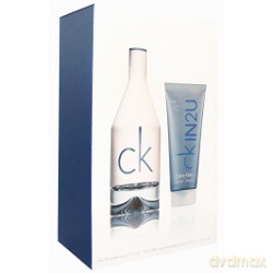 Calvin Klein ck IN2U Him Zestaw - woda toaletowa 150ml spray + żel pod prysznic 200ml (32451) [PERFUMY]