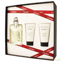 Cartier Declaration Zestaw - Woda toaletowa 50ml spray + Żel pod prysznic 30ml + Krem 30ml (02761) [PERFUMY]