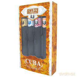 Cuba Zestaw - Cuba Gold woda toaletowa 35ml spray + Cuba Red woda toaletowa 35ml spray + Cuba Blue woda toaletowa 35ml spray + Cuba Orange woda toaletowa 35ml spray (73237) [PERFUMY]