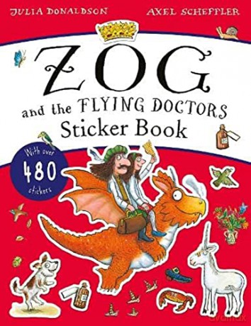 The Zog and the Flying Doctors Sticker Activity Book: Packed with mazes, dot-to-dots, word searches, colouring-in pages and more! - Julia Donaldson [KSIĄŻKA]