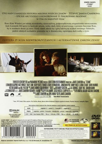 Titanic wydanie specjalne [2DVD]