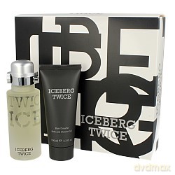 Iceberg Twice pour Homme Zestaw - woda toaletowa 125ml spray + żel pod prysznic 100ml (24929) [PERFUMY]