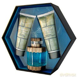 J. del Pozo Quasar Zestaw - woda toaletowa 125ml spray + balsam po goleniu 100ml + żel pod prysznic 100ml (02419) [PERFUMY]