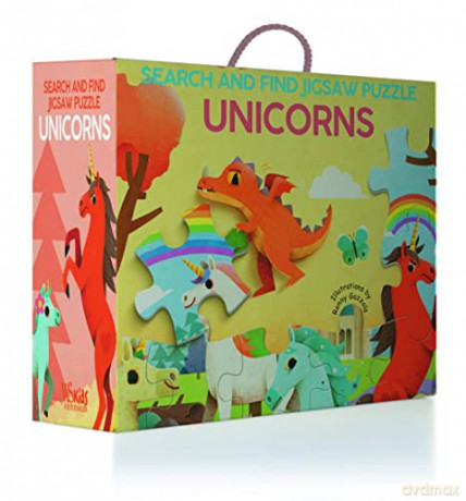 Unicorns: Search and Find Jigsaw Puzzle - Ronny Gazzola [KSIĄŻKA]