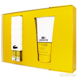Lacoste Challenge Re Fresh Zestaw dla Mężczyzny - Woda Toaletowa 90ml spray + Żel pod Prysznic 150ml [PERFUMY]