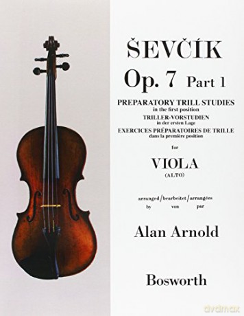 Viola Studies Op.7 Part1: Preparatory Trill Studie - Otakar Sevcik [KSIĄŻKA]