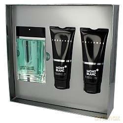 Mont Blanc Presence Zestaw - woda toaletowa 75ml spray + balsam po goleniu 100ml + żel pod prysznic 100ml (04188) [PERFUMY]