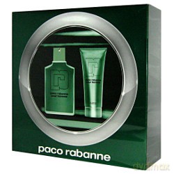 Paco Rabanne pour Homme Zestaw - woda toaletowa 100ml spray + żel pod prysznic 100ml - zielony (02712/51453) [PERFUMY]