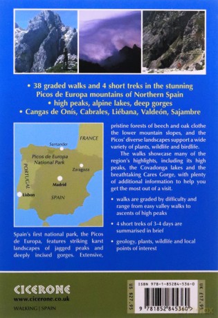 Walking in the Picos de Europa: 42 walks and treks in Spain's first National Park - Robin Walker [KSIĄŻKA]
