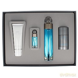 Perry Ellis 360 Zestaw dla Mężczyzny - Woda Toaletowa 100ml spray + Balsam po Goleniu 90ml + Dezodorant Sztyft 78g + Woda Toaletowa 7,5ml spray [PERFUMY]