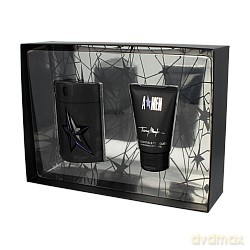 Thierry Mugler A Men Zestaw - woda toaletowa 50ml spray (gumowa obudowa) + żel pod prysznic 50ml [PERFUMY]