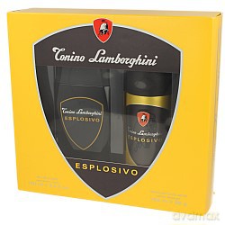 Tonino Lamborghini Esplosivo Zestaw - woda toaletowa 100ml spray + dezodorant 150ml spray (26999) [PERFUMY]