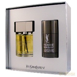 Yves Saint Laurent L Homme Zestaw - woda toaletowa 100ml spray + dezodorant sztyft 75g - bezalkoholowy (13234) [PERFUMY]