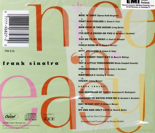 Frank Sinatra: Nice 'N' Easy [CD]