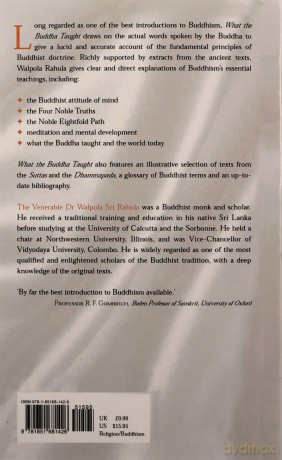 What the Buddha Taught - Walpola Rahula [KSIĄŻKA]