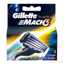 Gillette Mach3 Wkłady 4szt.(24353) [KOSMETYKI]