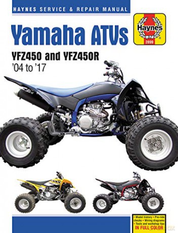Yamaha Yfz450/450r Atv, 2004-2017 Haynes Repair Manual [KSIĄŻKA]